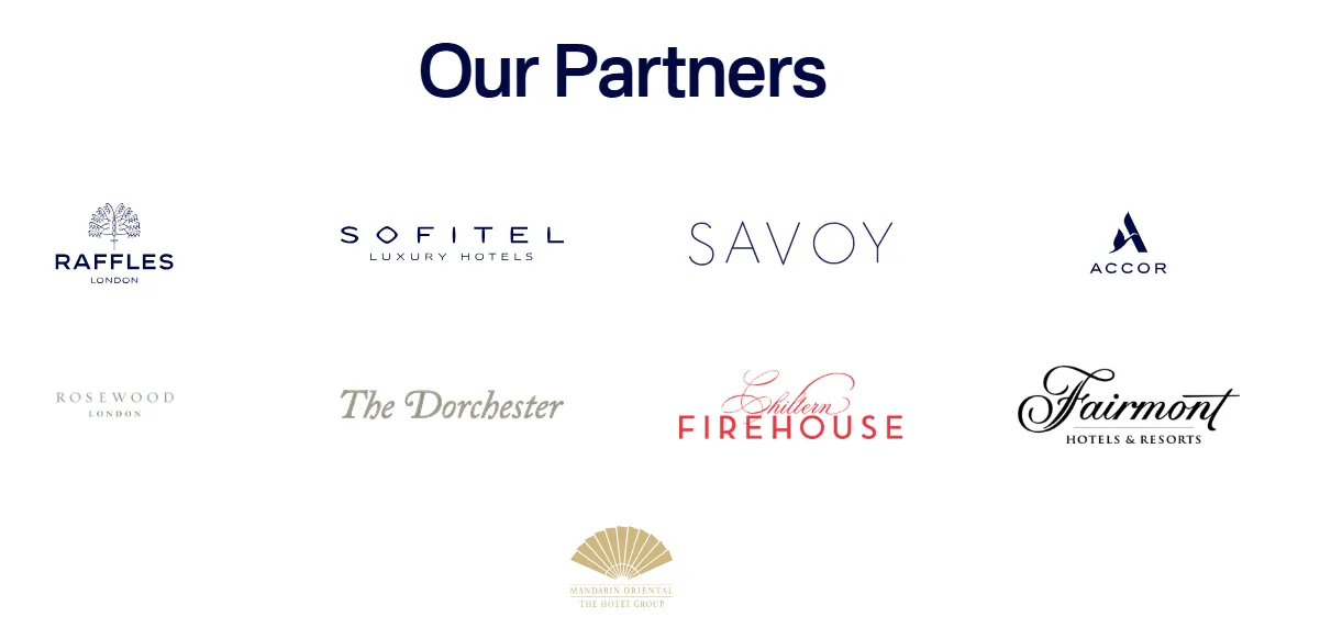 英國加拿大飯店實習 partner hotels